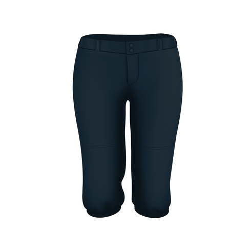 Badger Sport Girls Belt Loop Fastpitch Pant (A00067-001504), Color 'Navy'